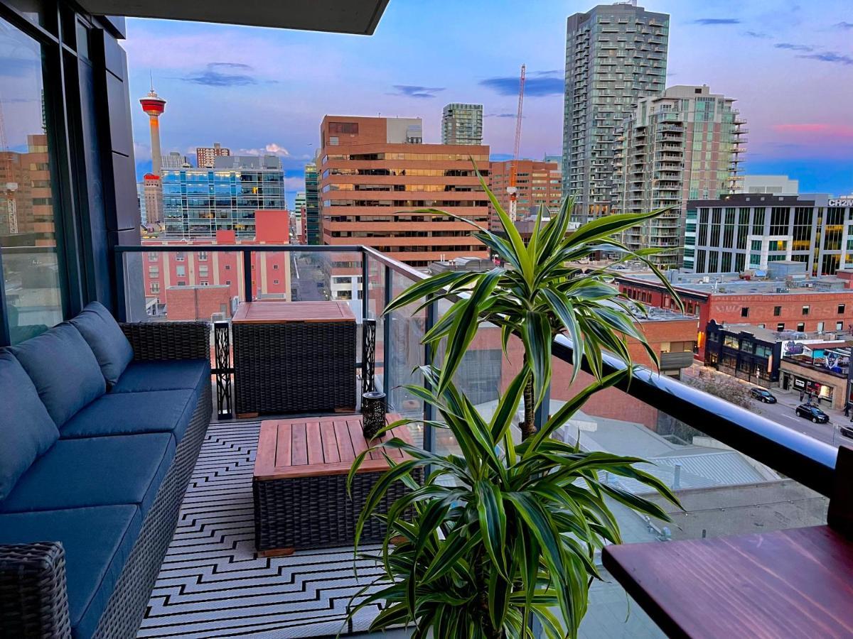 Luxury Dt, 2 Bedroom Deal, Private Balcony, Full Kitchen, Gym - Free Parking YYC Exterior foto